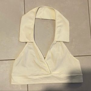 Out from under women’s white top